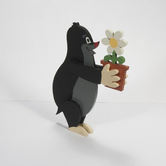 Елочные игрушки - Кротик с цветком 9005